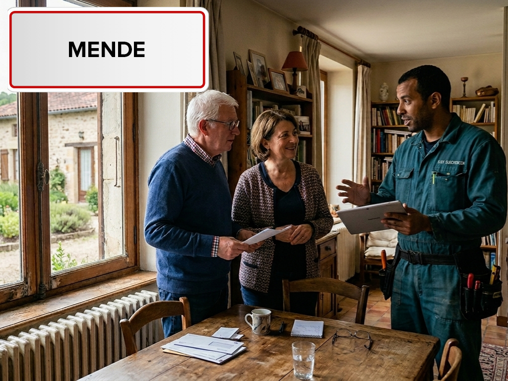 Installation de pompe à chaleur à Mende (48000) en Lozère